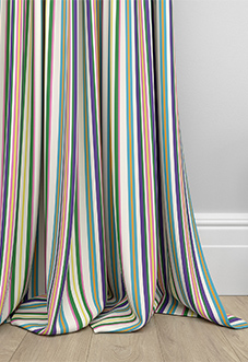 The British Stripe Co. Elizabeth, Notting Hill No.1 - Made to Measure Curtains